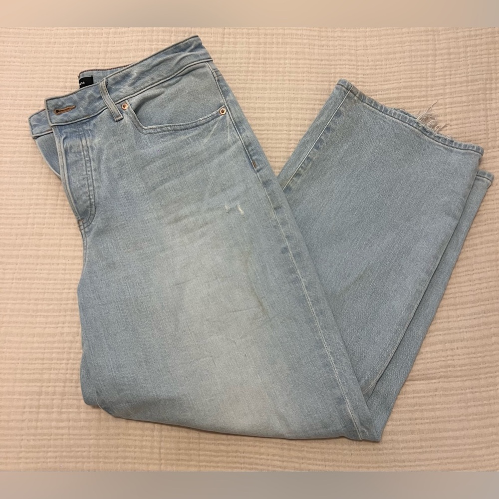 Express Light Blue Boyfriend Jeans